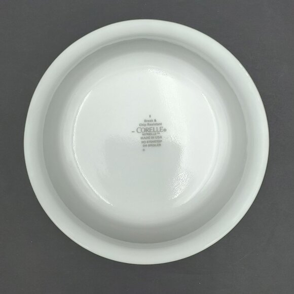 Corelle White Swirl Enhancements Soup Cereal Salad Bowls Corning Sculpted Bowls - Picture 7 of 8